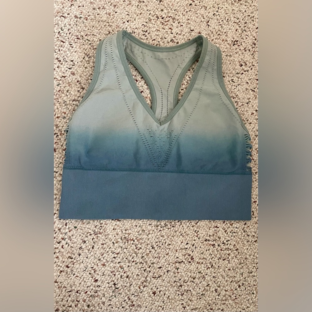 Victoria’s Secret PINK Sport Ombre Sports Bra - Green size L